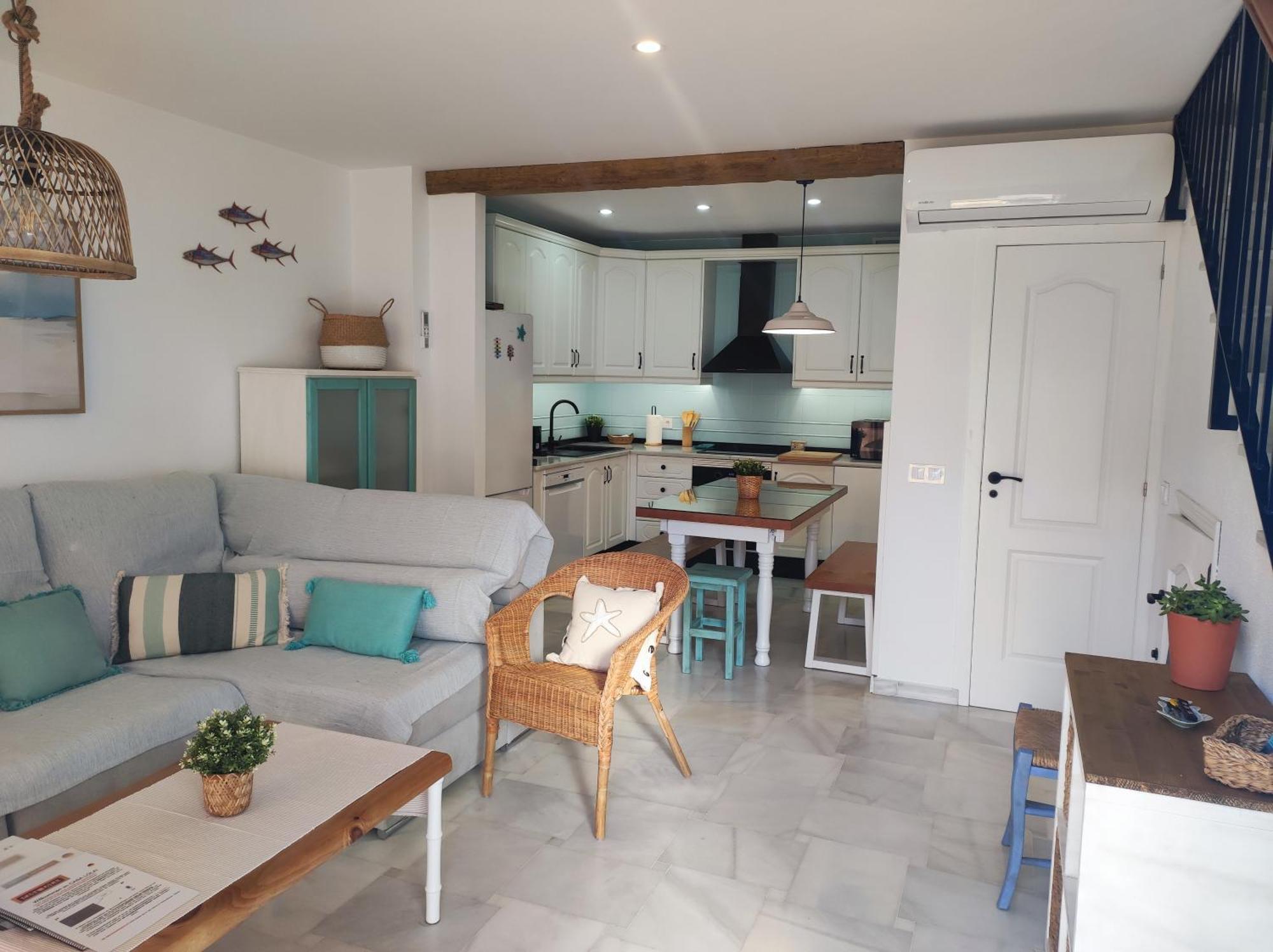 Casa Lola Conil, Azotea Al Mar Y Parking Solo Familias O Parejas Villa Conil De La Frontera Bagian luar foto